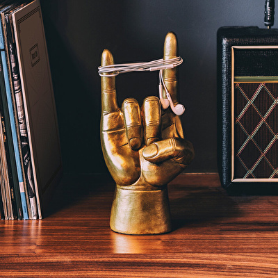 SUCK UK Gold Rock On - Kulaklık Standı