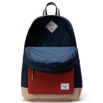 HERSCHEL Heritage™ Backpack Black Iris/Red Ochre/Twill Çanta
