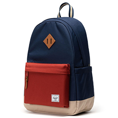 HERSCHEL Heritage™ Backpack Black Iris/Red Ochre/Twill Çanta