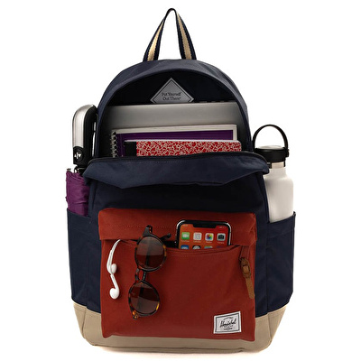 HERSCHEL Heritage™ Backpack Black Iris/Red Ochre/Twill Çanta