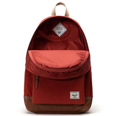 HERSCHEL Heritage™ Backpack Red Ochre/Tan/White Stitch Çanta