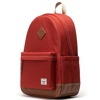 HERSCHEL Heritage™ Backpack Red Ochre/Tan/White Stitch Çanta