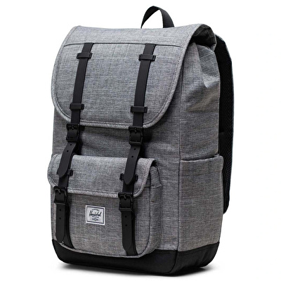 HERSCHEL Lite America Mid Backpack - Raven Crosshatch - OS Çanta