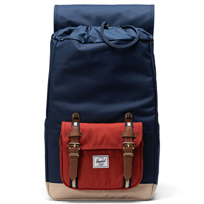 HERSCHEL Lite America™ Mid Backpack Black Iris/Red Ochre/Twill Çanta