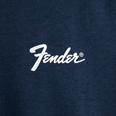 FENDER® Alice in Wonderland Loose Lacivert Sweatshirt