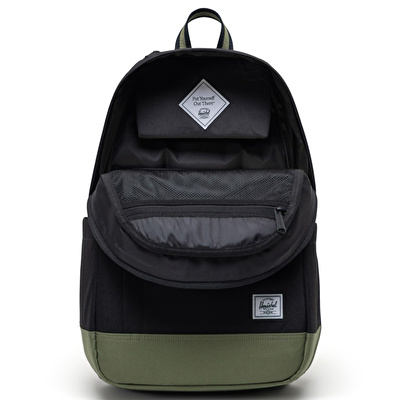 HERSCHEL Seymour Backpack Black/Four Leaf Clover Çanta