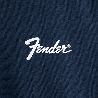 FENDER® Alice in Wonderland Loose Lacivert Sweatshirt