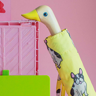 ORIGINAL DUCKHEAD Duck Kompakt Şemsiye Bulldog Yellow