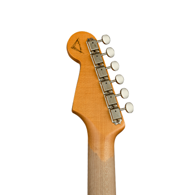 Fender Custom Shop Masterbuilt Yuriy Shishkov 1963 Stratocaster Journeyman Relic Aged Arctic White Elektro Gitar