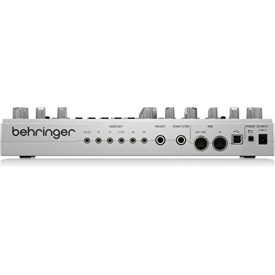 BEHRINGER RD-6-SR RHYTHM DESIGNER Analog Davul Makinesi (Gümüş Gri)