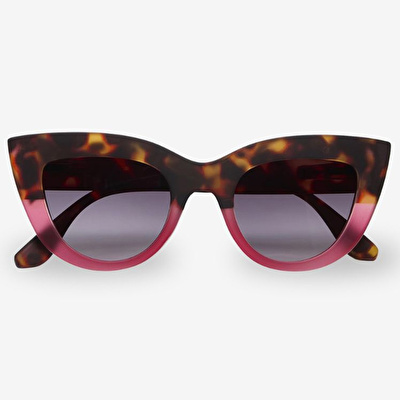 OKKIA Claudia Big Cat Güneş Gözlüğü Pink Havana