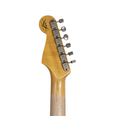 Fender Custom Shop Limited Edition L-Series Fat 1964 Stratocaster Journeyman Relic Aged Dakota Red Elektro Gitar