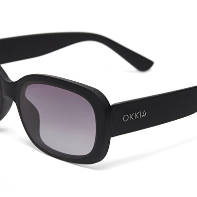 OKKIA Chiara Siyah Unisex Güneş Gözlüğü Siyah Degrade
