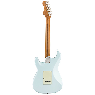 Fender LTD American Ultra Stratocaster HSS Kavrulmuş Akçaağaç Sap Gülağacı Klavye Sonic Blue Elektro Gitar