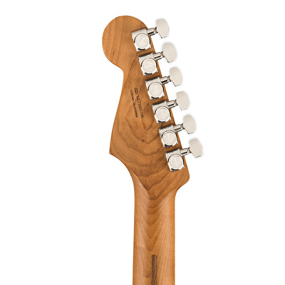 Fender LTD American Ultra Stratocaster HSS Kavrulmuş Akçaağaç Sap Gülağacı Klavye Sonic Blue Elektro Gitar