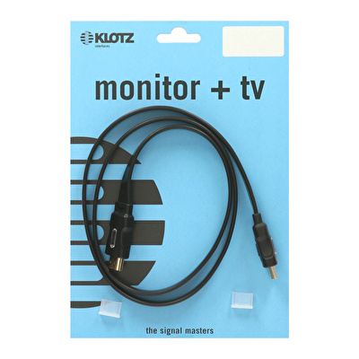 Klotz AWG28 HDMI Plug A Düz Yüksek Hızlı ve Ethernetli 2mt HDMI Yassı Kablo