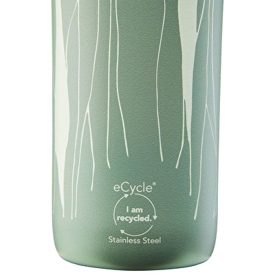 ALADDIN 0.6L CityLoop Thermavac™ eCycle Stainless Steel - Çelik Su Termosu - Sage Leaf Print
