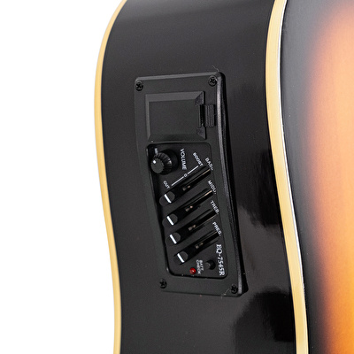 Mercury MSEA1-SB Elektro Akustik Gitar