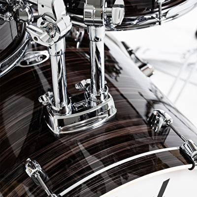PEARL EXX725SBR/C779 Export EXX Metallic Amethyst Twist 5 Parça (22B/10T/12T/16F/14S) HWP-834 Aksam Setli ve Sabian SBR Zil Setli Akustik Davul Seti
