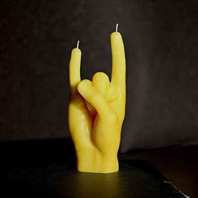 CANDLE HAND You Rock Mum Sarı