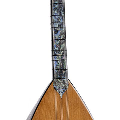 Çınar Ağacı Gövde Sedef Klavye Kısa Sap EQ Sistemli Bağlama