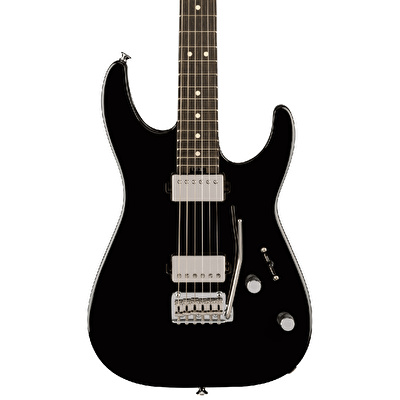CHARVEL Super Stock DK22A 2PT EB Abanoz Klavye Gloss Black Elektro Gitar