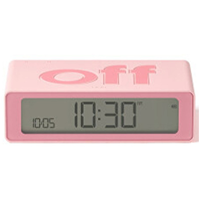 LEXON Flip Mini Şarj Edilebilir Alarm Saat  Pembe