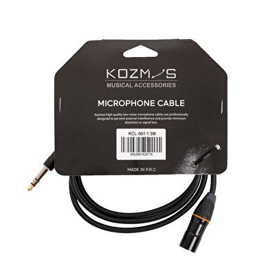 KOZMOS KCL-061-10M XLR-TRS 635mm Stereo 10M Kablo