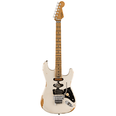 EVH Frankenstein Relic Akçaağaç Klavye White Elektro Gitar