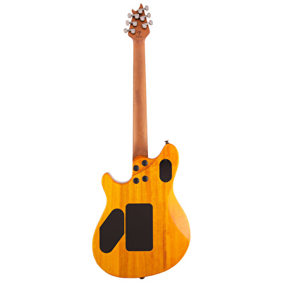 EVH Wolfgang WG Standard QM Baked Akçaağaç Klavye Transparent Amber Elektro Gitar