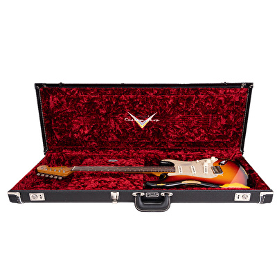 Fender Custom Shop Limited Edition 1959 Stratocaster Heavy Relic Roasted Akçaağaç Klavye Wide Fade 3 Color Sunburst Elektro Gitar