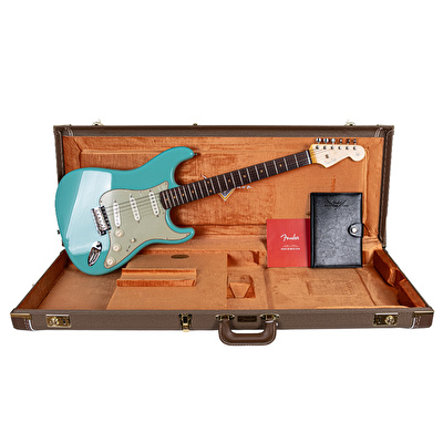 Fender Custom Shop 1959 Stratocaster NOS Gülağacı Klavye Surf Green Elektro Gitar