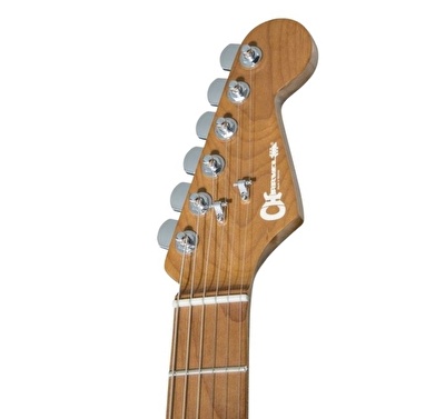 Charvel Pro-Mod DK24 HH 2PT Karamelize Akçaağaç Klavye Gloss Black Elektro Gitar