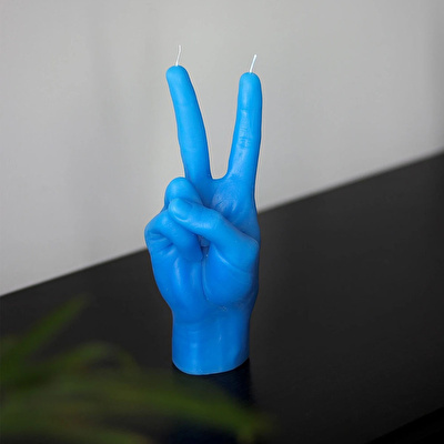CANDLE HAND Peace Mum Mavi