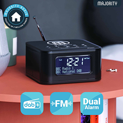 MAJORITY Knapton Saat Radyo Bluetooth Hoparlör
