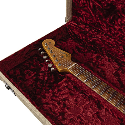 Fender Custom Shop Limited Edition 1958 Stratocaster Heavy Relic Akçaağaç Klavye Super Faded Aged Taos Turquoise Elektro Gitar