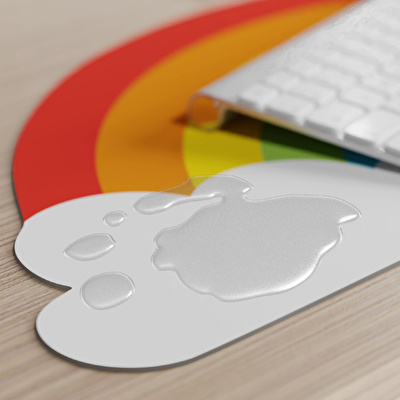 MUSTARD Rainbow Mousepad