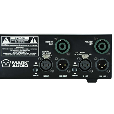 Mark Audio AC AMP 1000W+1000W Peak / 500W+500W RMS  4 Ohm Stereo Güç Amfisi
