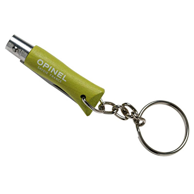 OPINEL No 02 Anahtarlıklı Paslanmaz Çelik Çakı (Açık Yeşil)
