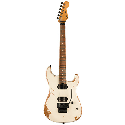 CHARVEL Pro Mod Relic San Dimas Style 1 HH FR Pau Ferro Klavye Weathered White w/Bag Elektro Gitar