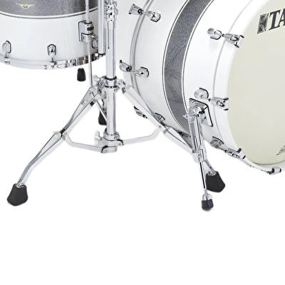 TAMA MA42TZS-SSR Starclassic Maple Silver Snow Racing Stripe 4