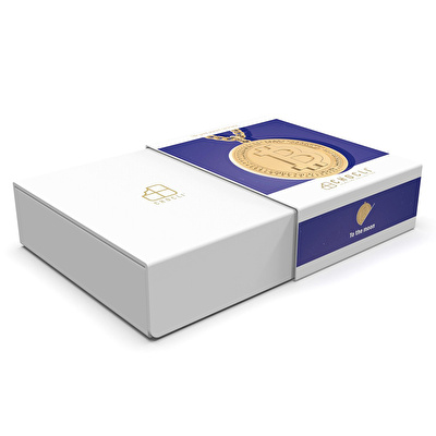 CHOCLI 18 Ayar Altın Kaplama Bitcoin Kolye