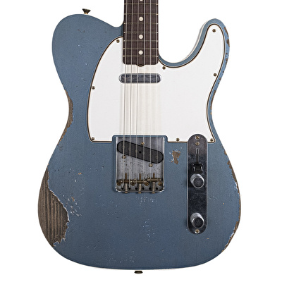 Fender Custom Shop Masterbuilt Greg Fessler 60s Telecaster Custom Relic Aged Lake Placid Blue Elektro Gitar