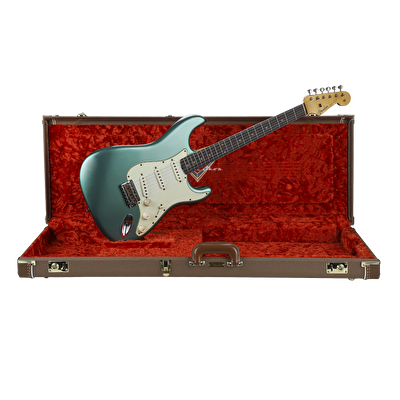 Fender Custom Shop S20 Limited Edition 1960 Stratocaster Journeyman Relic Faded Aged Sherwood Green Metallic Elektro Gitar