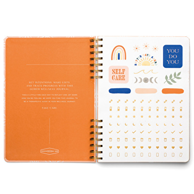 DESIGNWORKS INK Jumbo Boy Ayraçlı Spiral Defter - Take Care