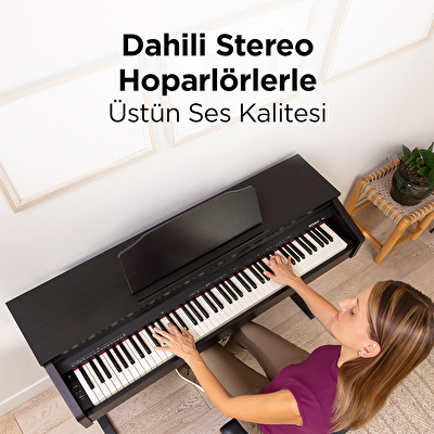 ROLAND RP30-CRL Gülağacı Dijital Duvar Piyanosu (Tabure & Kulaklık Hediyeli)