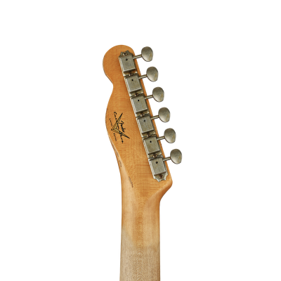 Fender Custom Shop LTD 1960 Telecaster Custom Heavy Relic Chocolate 3 Ton Sunburst Elektro Gitar