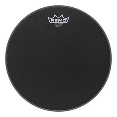 REMO BA-0812-ES- Ambassador®  Black Suede 12" Deri
