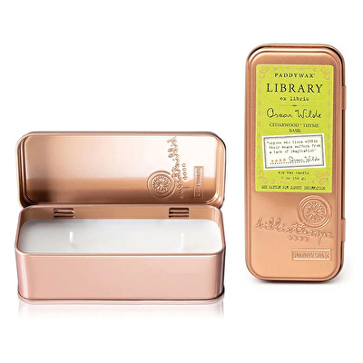 PADDYWAX Library Metal Kutu Mum Oscar Wilde 56gr