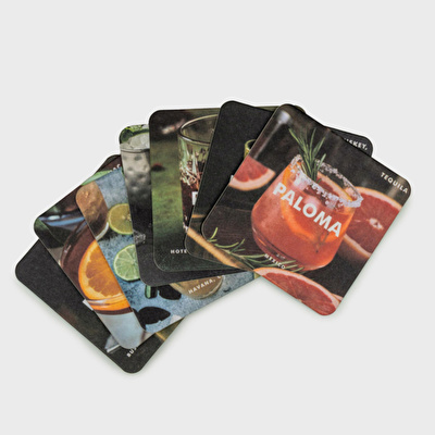 SUCK UK Kokteyl Tarifleri Bardak Altlık Seti